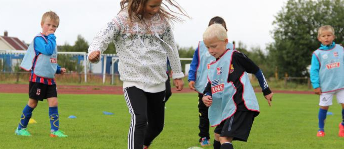 Klart for TINE fotballskole