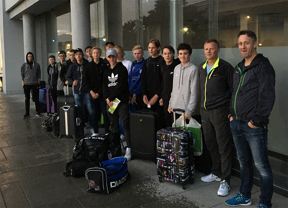 Seier i første kamp for guttene i Norway Cup