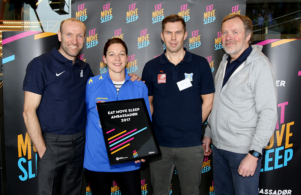SIL Fotball valgt til å være Eat Move Sleep-ambassadør i 2017