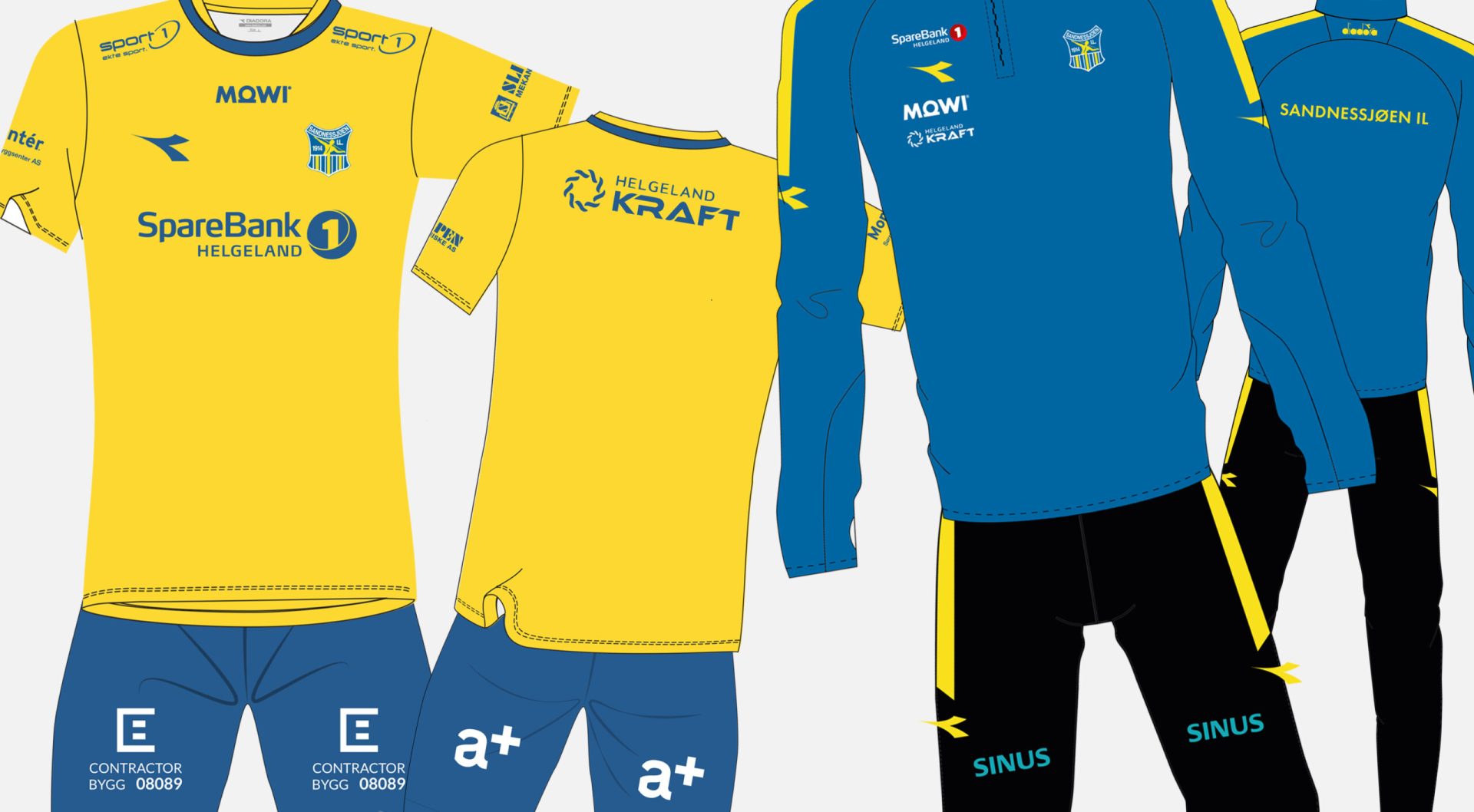 Ny drakt og klubbdress 2022-2024